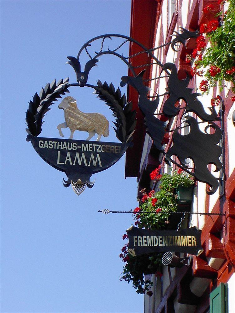 Hotel & Restaurant Lamm Mosbach  Bagian luar foto
